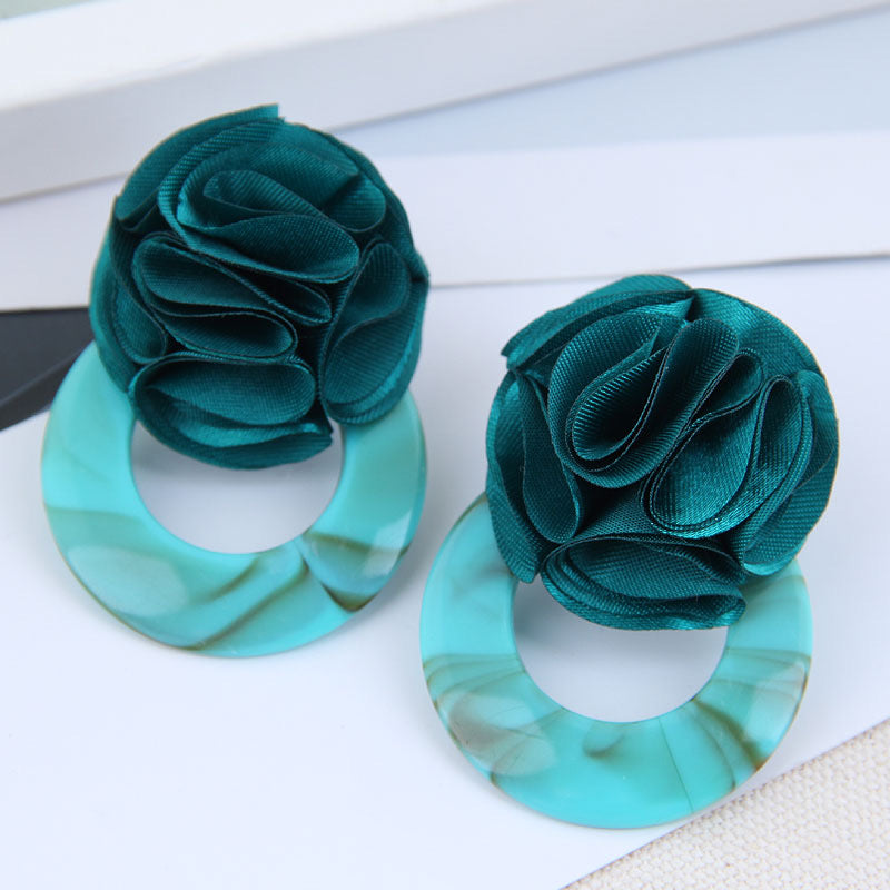Wild Rose Acrylic Earrings