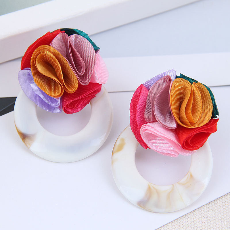 Wild Rose Acrylic Earrings