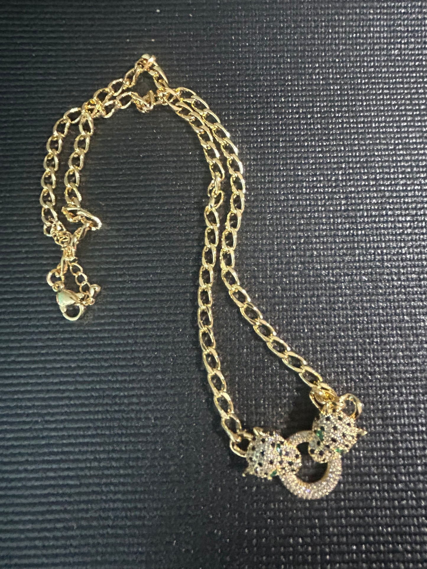 Double Lion Head Necklace