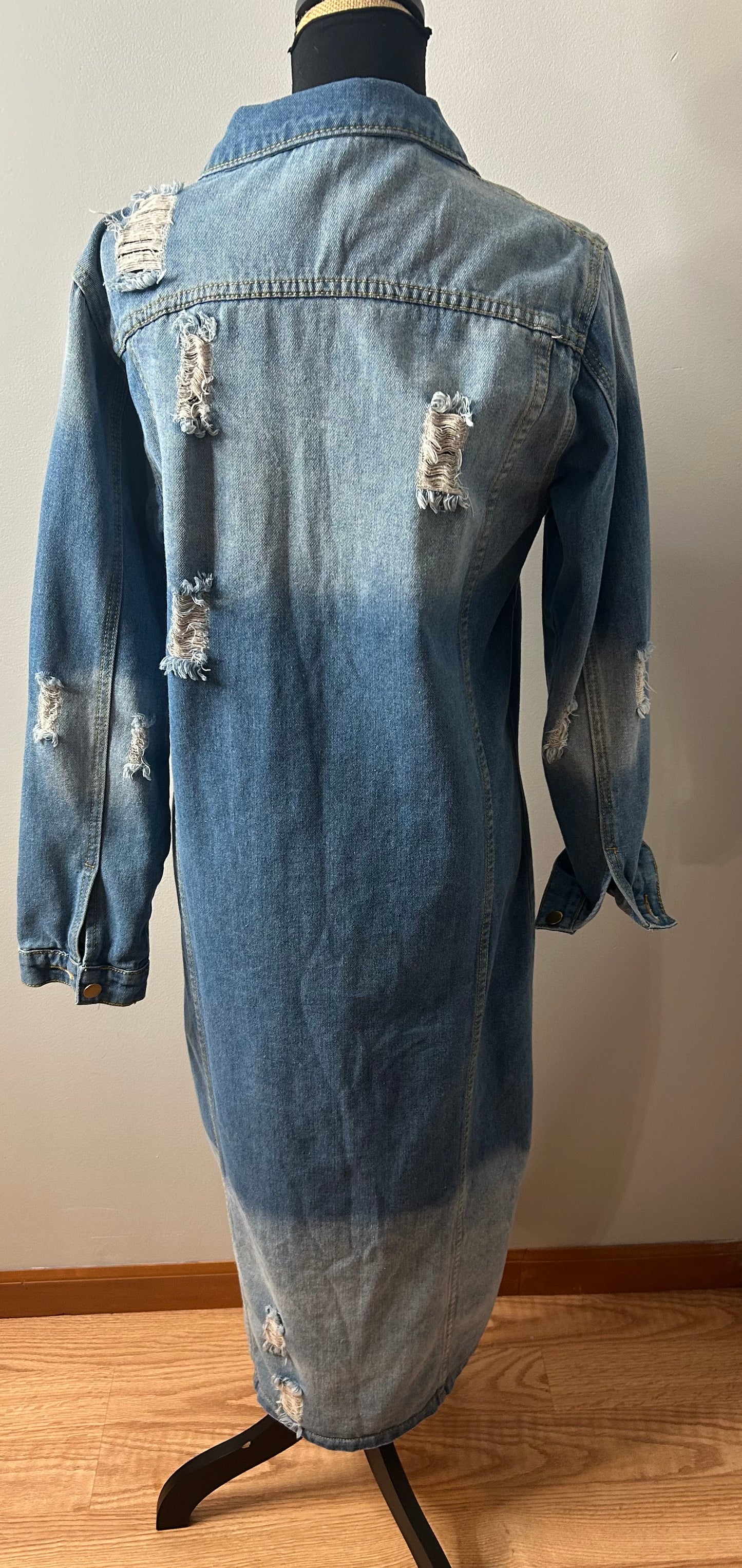 Frayed Denim Jacket