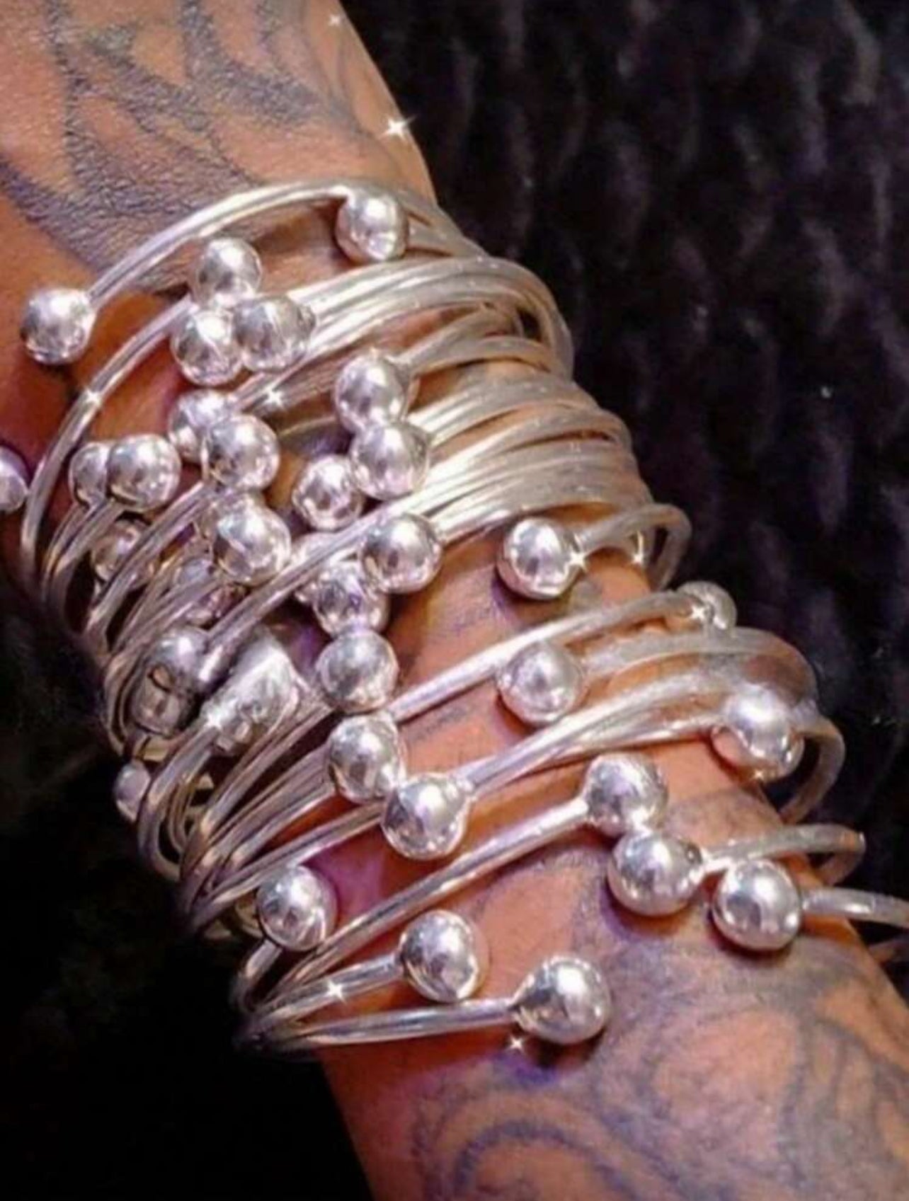 Open Ball Bangles