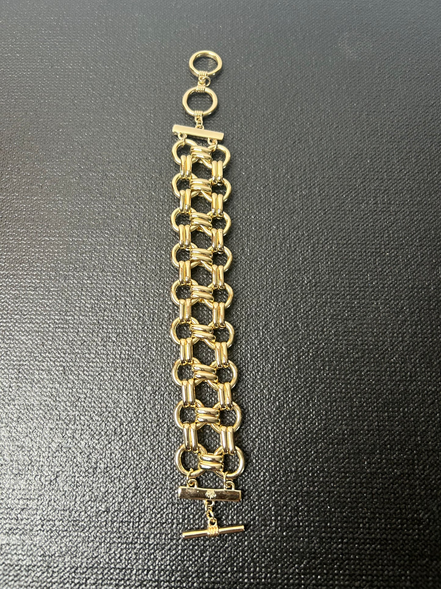 Double Toggle Chunky Chain Bracelet