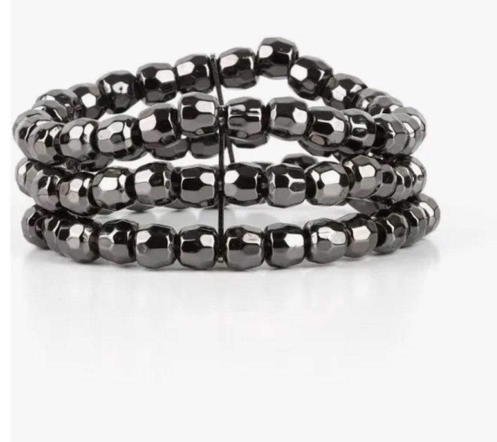 Magnetically Maven Bracelet - Black