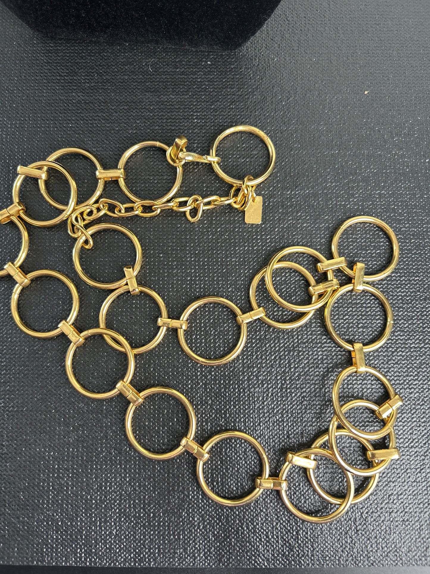 Large Circle Chain Necklace