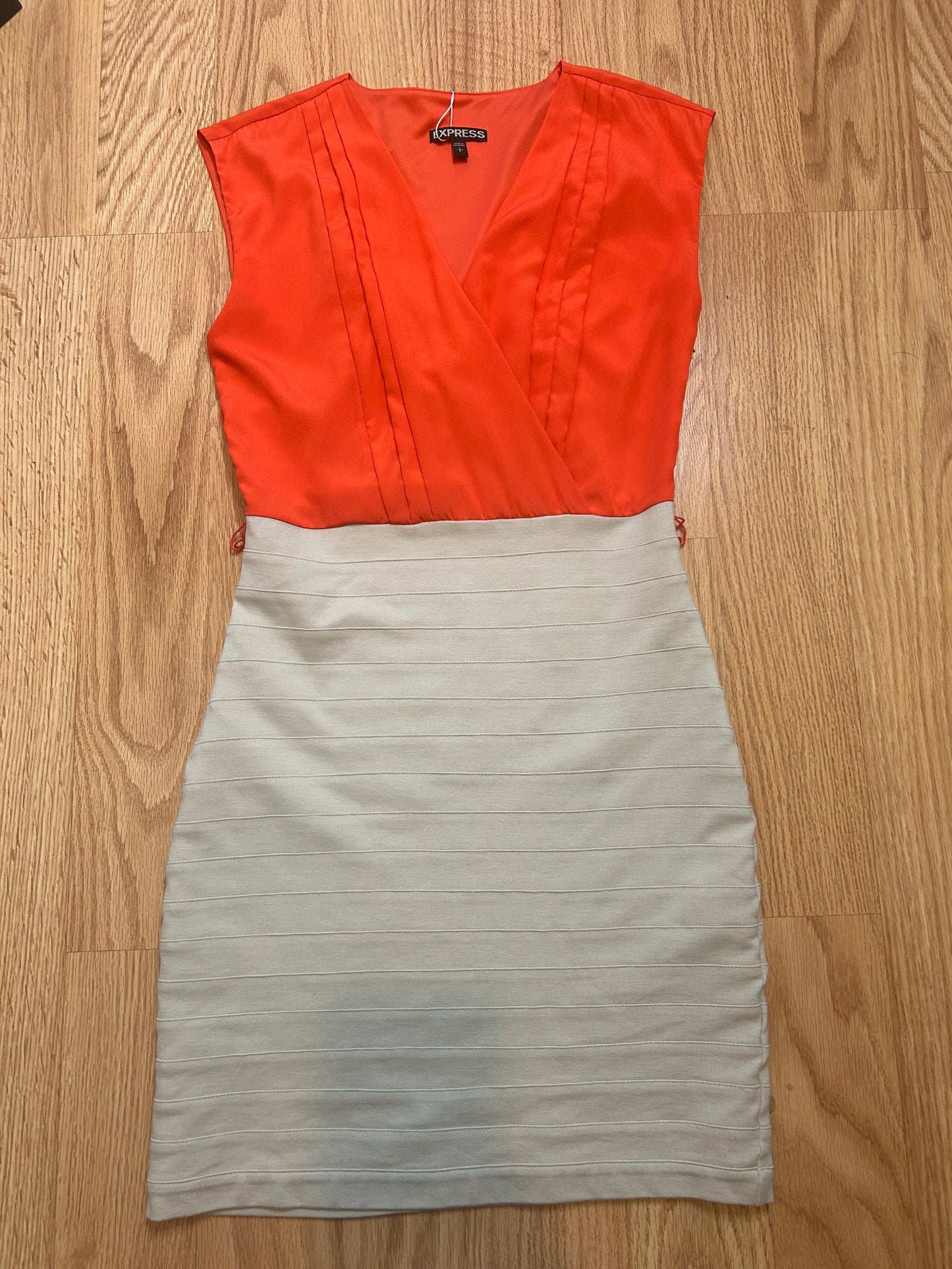 PL~Coral Block Exp. Dress