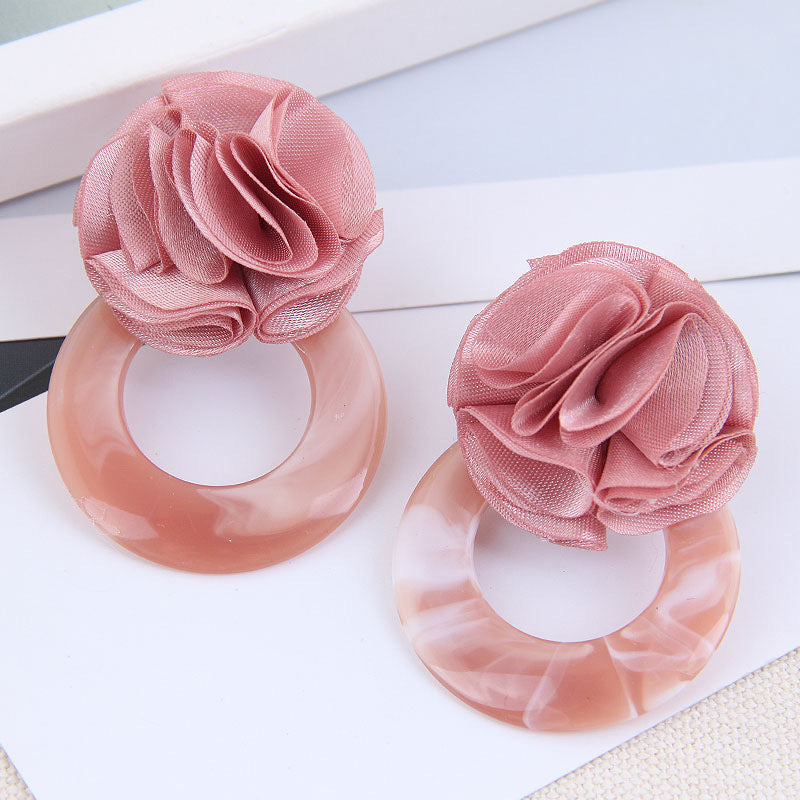 Wild Rose Acrylic Earrings