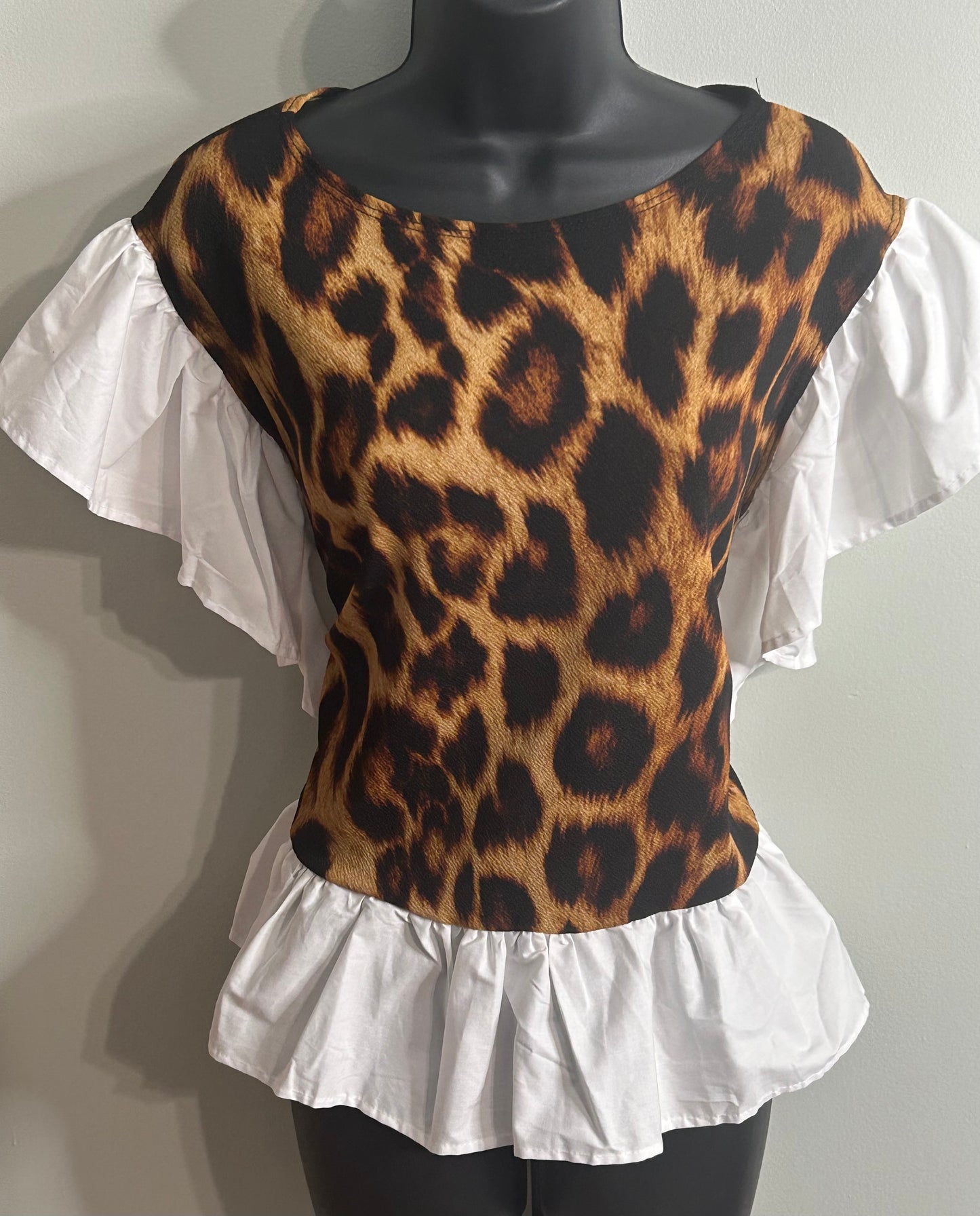 Ruffled Peplum Top