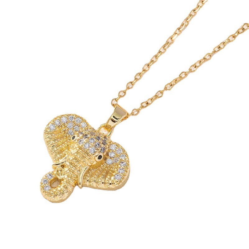Elephant Pendant Necklace(small)