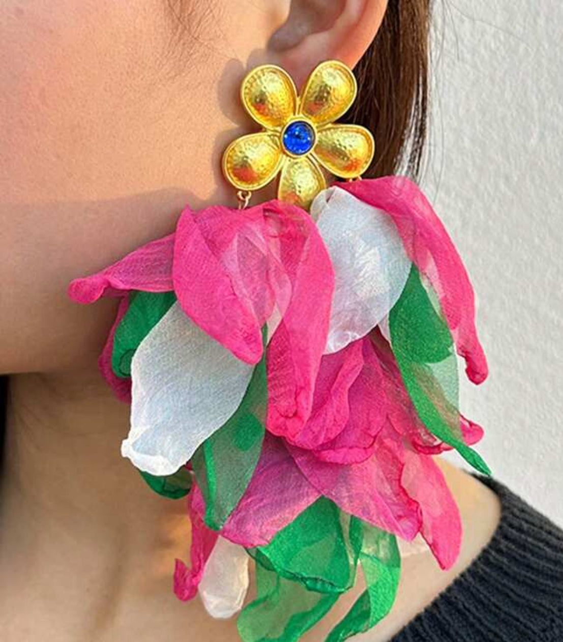 Flower Petal Earrings