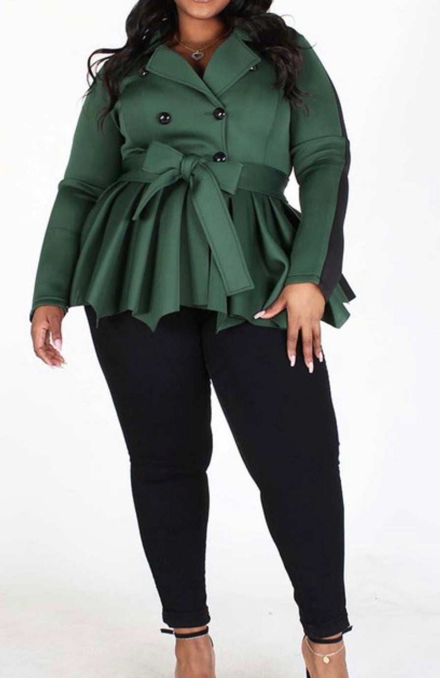 Tracey Two Toned Peplum