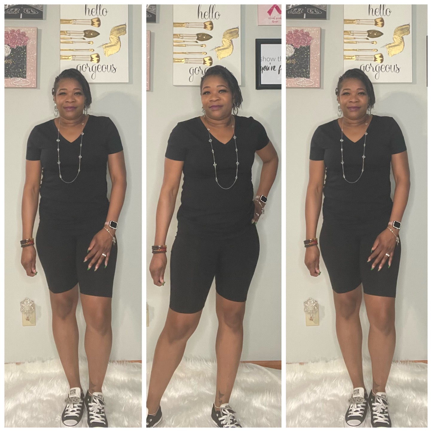 Biker Short Set