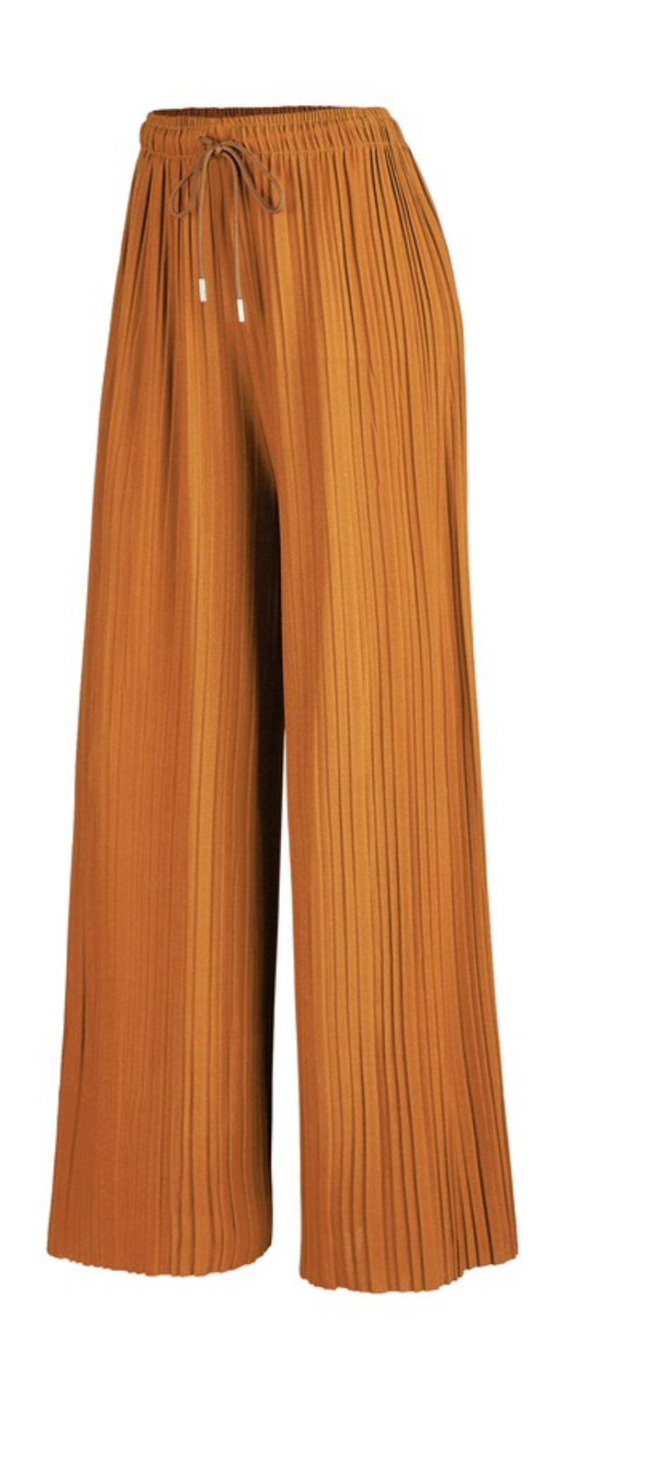 Pleated Wide Leg Palazzo Pants