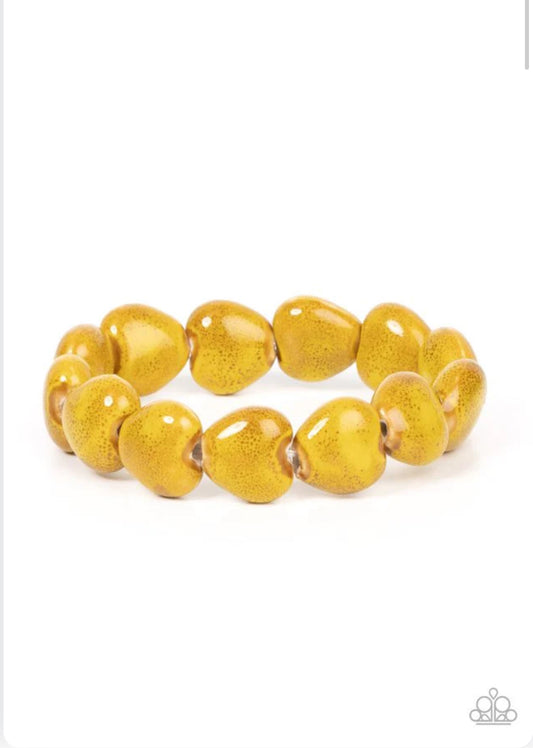 Glaze a Trail Bracelet - Yellow