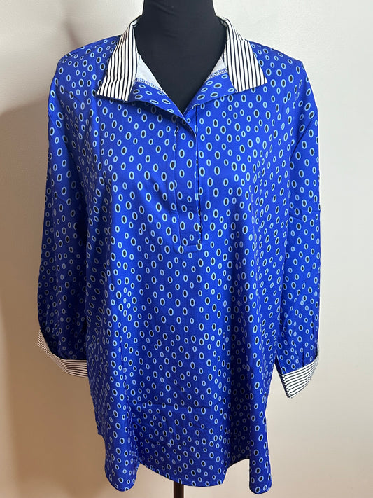 PL~ Peacock Shirt Blue