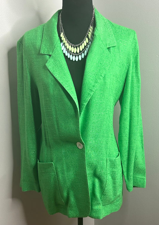 PL~ Liz Baker Green Blazer