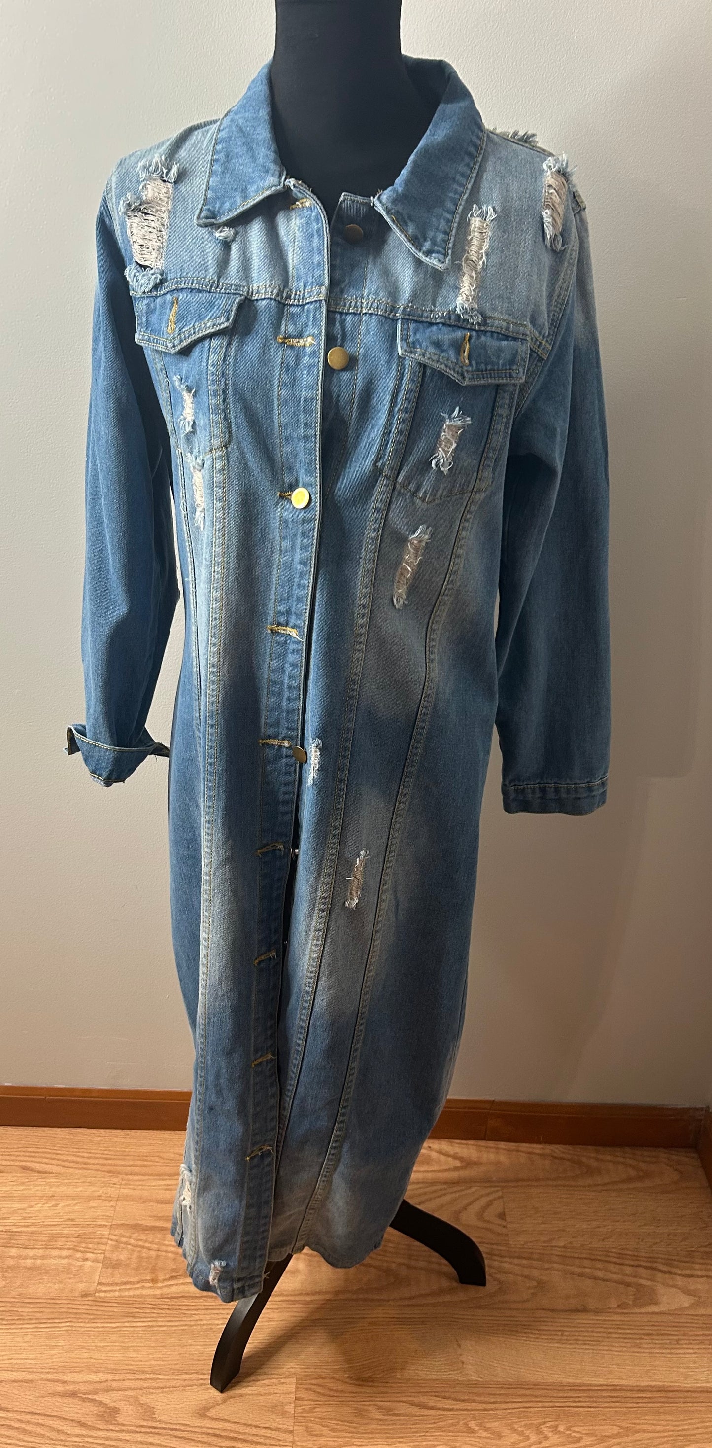 Frayed Denim Jacket