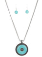 Epicenter of Attention Necklace - Blue