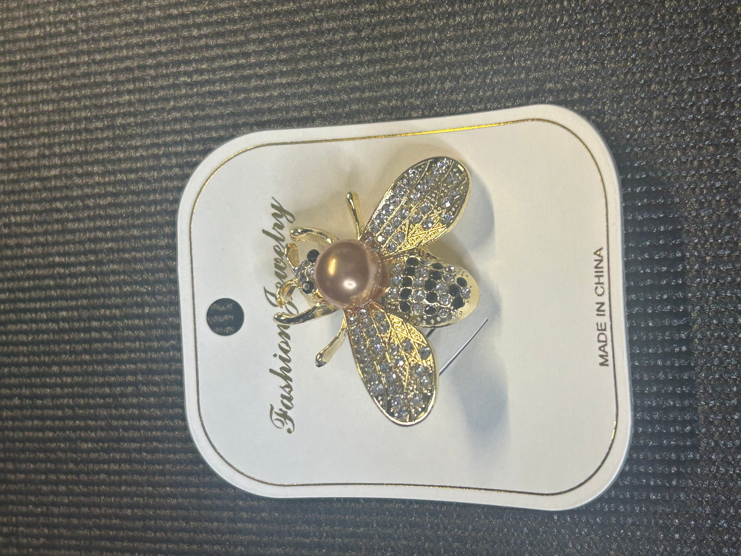 Bumble Bee Brooch- Gold