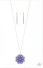 Spin Your Pinwheels Necklace - Purple