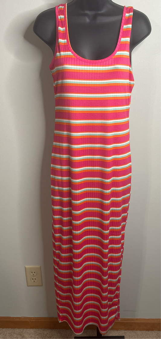 NWT Striped Colorful Maxi