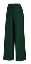 Load image into Gallery viewer, Pleated Wide Leg Palazzo Pants
