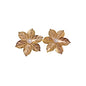 Vintage Flower Pearl Earrings