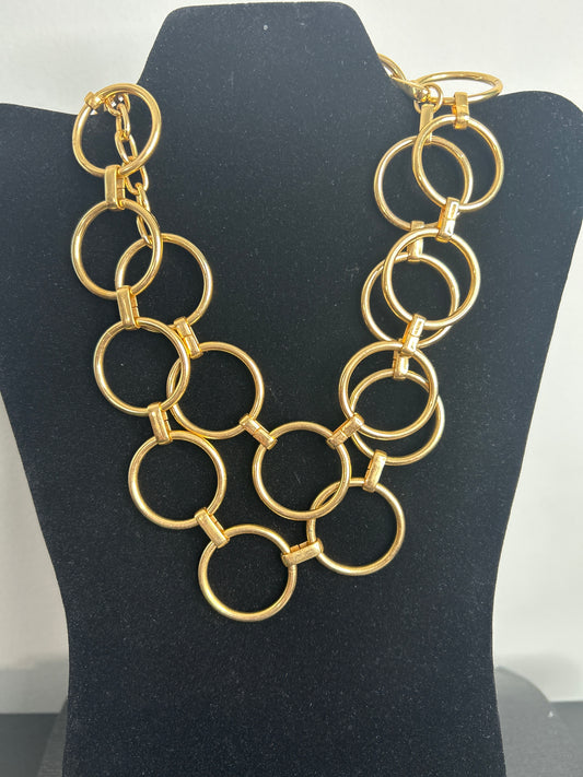 Large Circle Chain Necklace