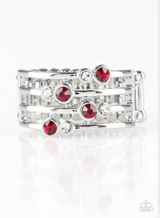 Sparkle Showdown Ring - Red