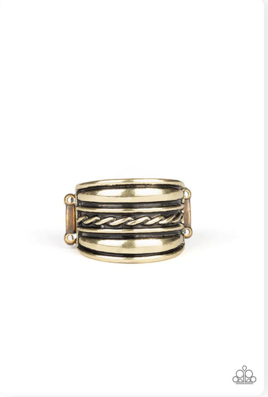 Let it Layer Ring - Brass