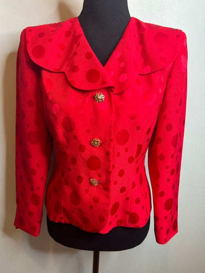 PL~Red LC Blazer