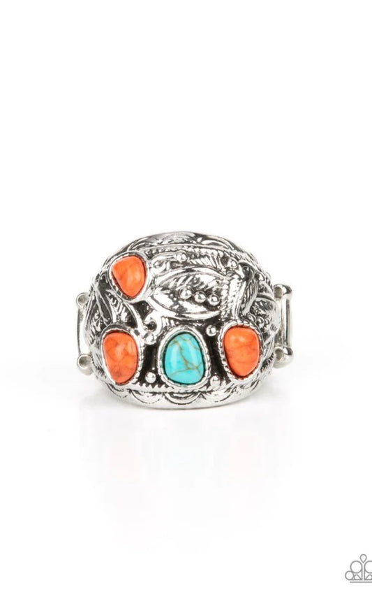 Down to Earth Detail Ring - Orange