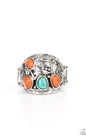 Down to Earth Detail Ring - Orange