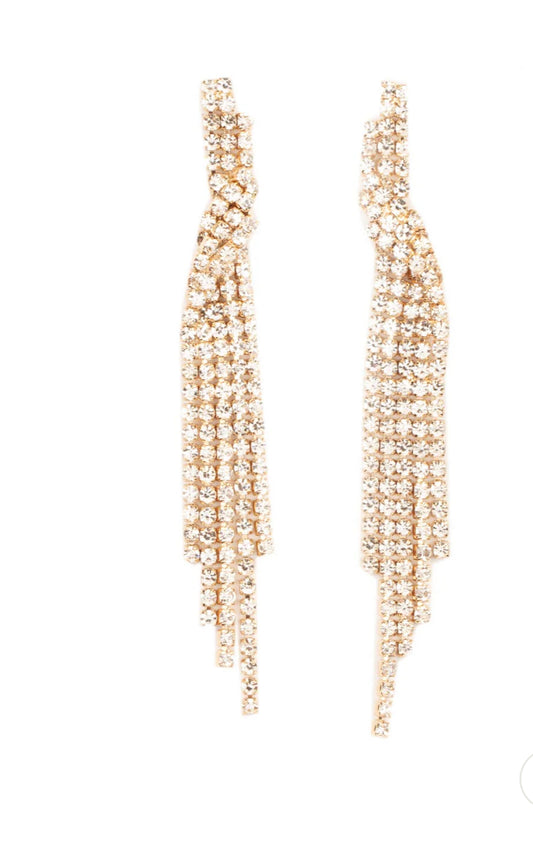 Cosmic Candescence Earrings - Gold