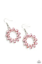 Champagne Bubbles Earrings - Pink