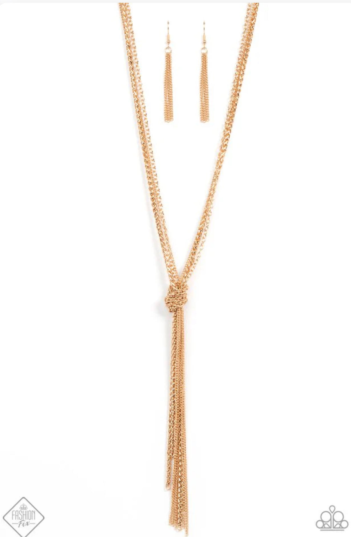 Knot All There Necklace - Gold