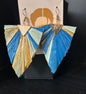 Blue Fan Earrings