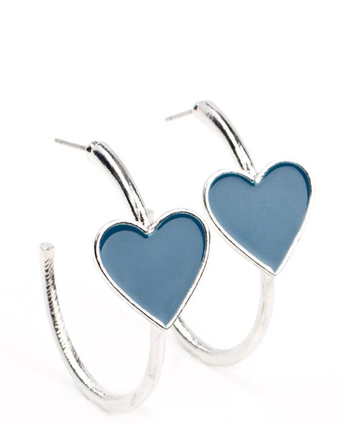 Kiss up  Earrings - Blue