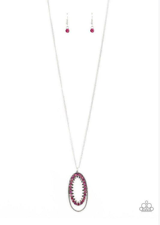 Money Mood Necklace - Pink