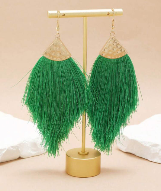 Feather Tassel Earrings