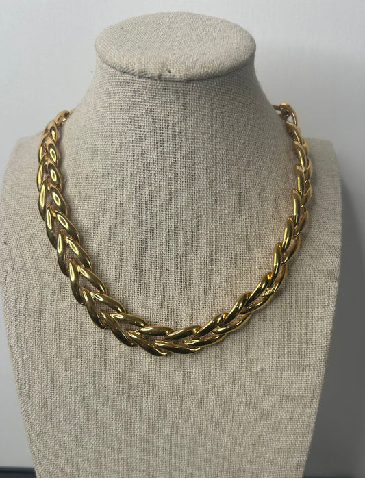 Vintage Wishbone Chain Choker