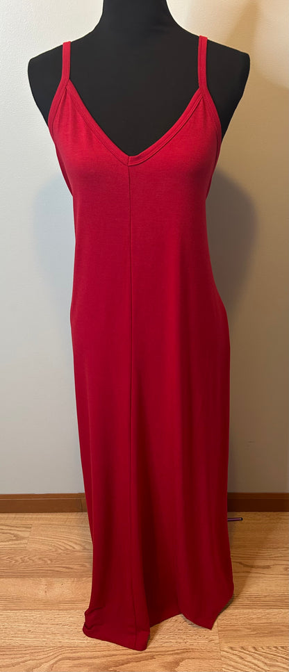 Katrina Vneck Maxi Dress