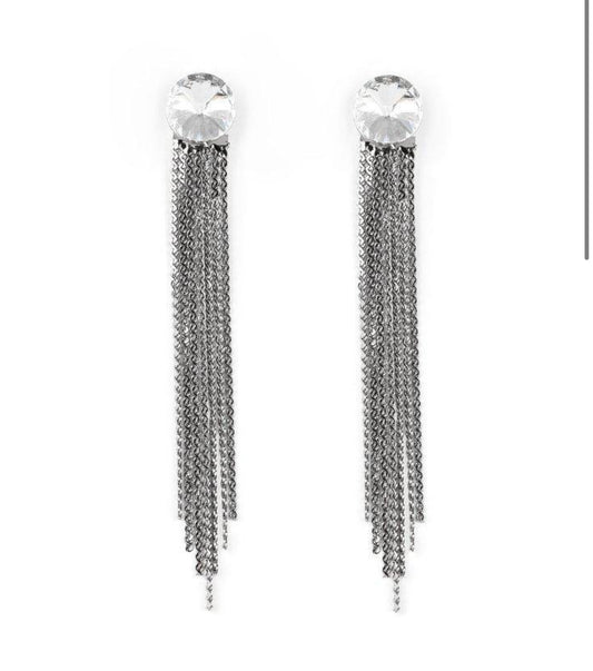 Level Up Earrings- Black