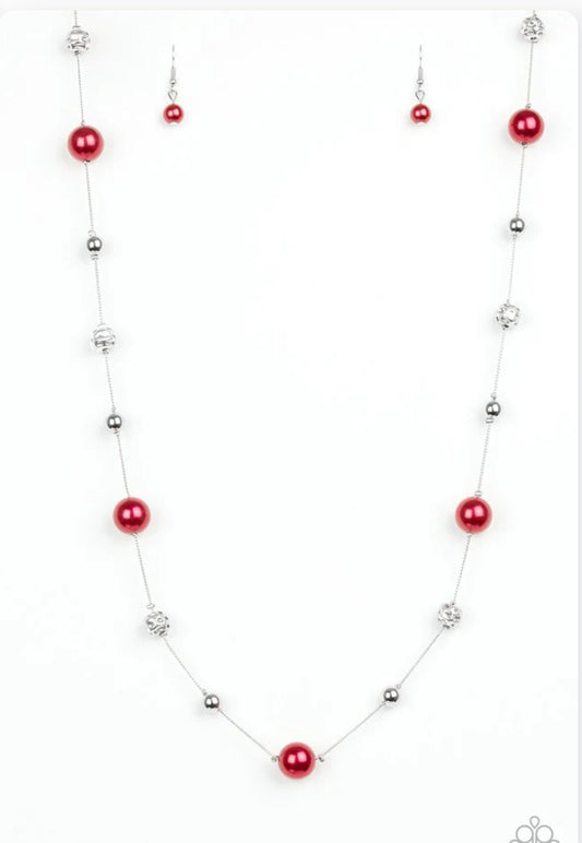 Eloquently Eloquent Necklace - Red