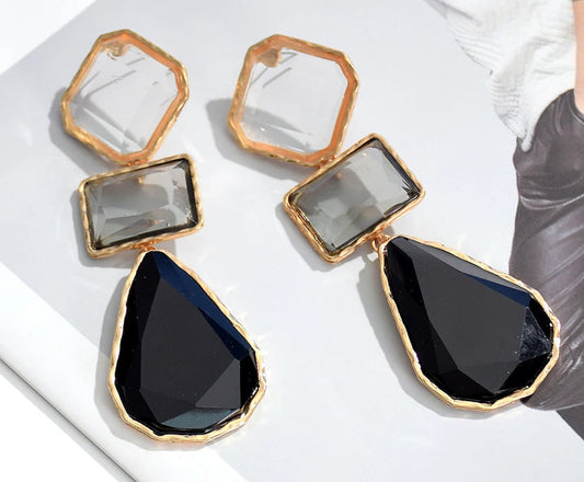 Acrylic Tiered Earrings