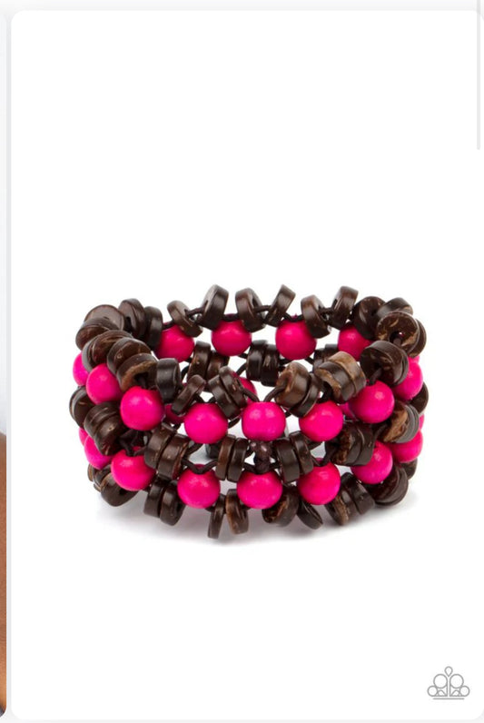 Tahiti Tourist. Bracelet - Pink