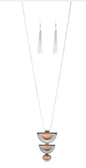 Serene Sheen Necklace - Orange