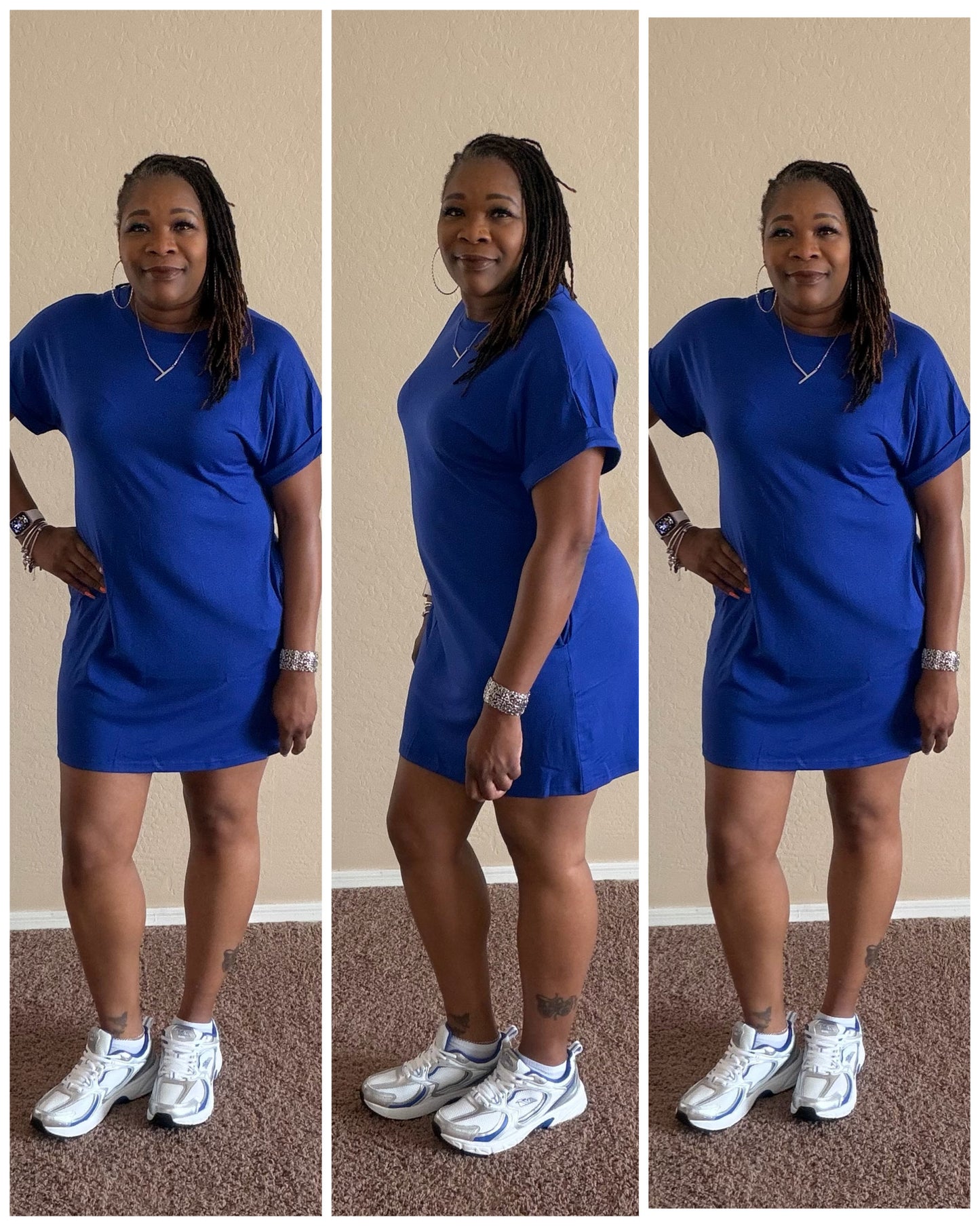 Jada Relaxed Fit Short Sleeve Dress