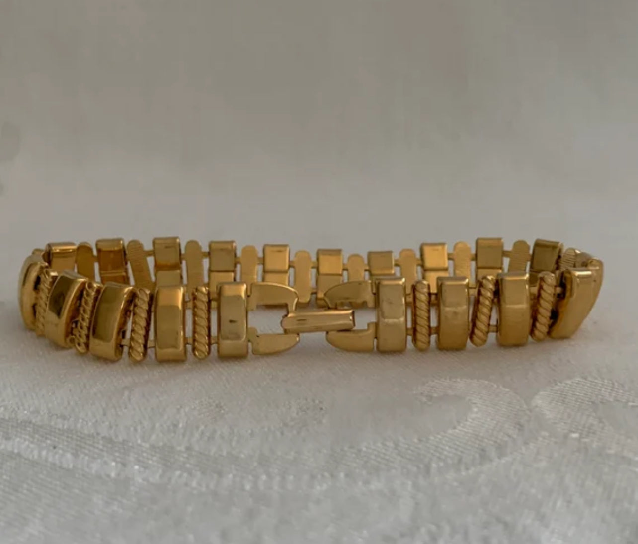 Vintage Napier Textured Bracelet