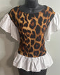 Ruffled Peplum Top