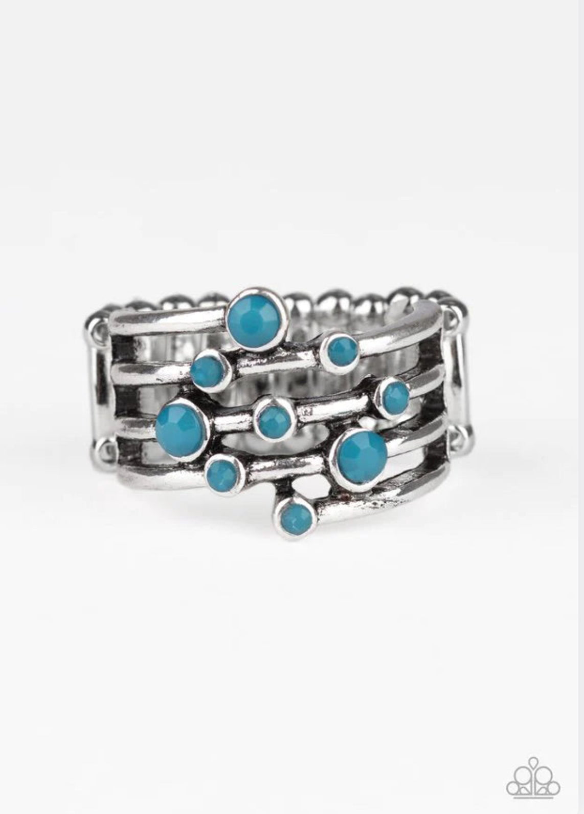 Saguaro Skies Ring - Blue